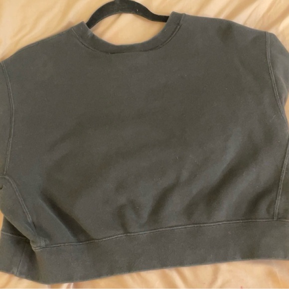 NEW WITHOUT TAGS: Adidas Crop Crewneck Sweatshirt - Picture 3 of 3